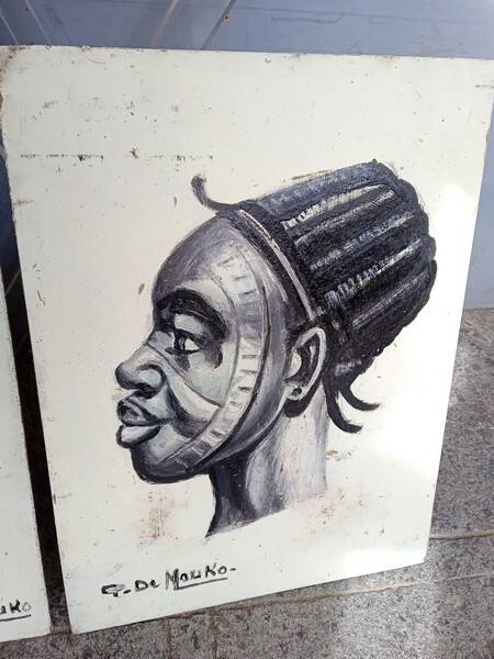 Oil paintings on panel set of 4 Orientalist portrait mid 20th century