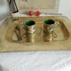 Vintage brass top