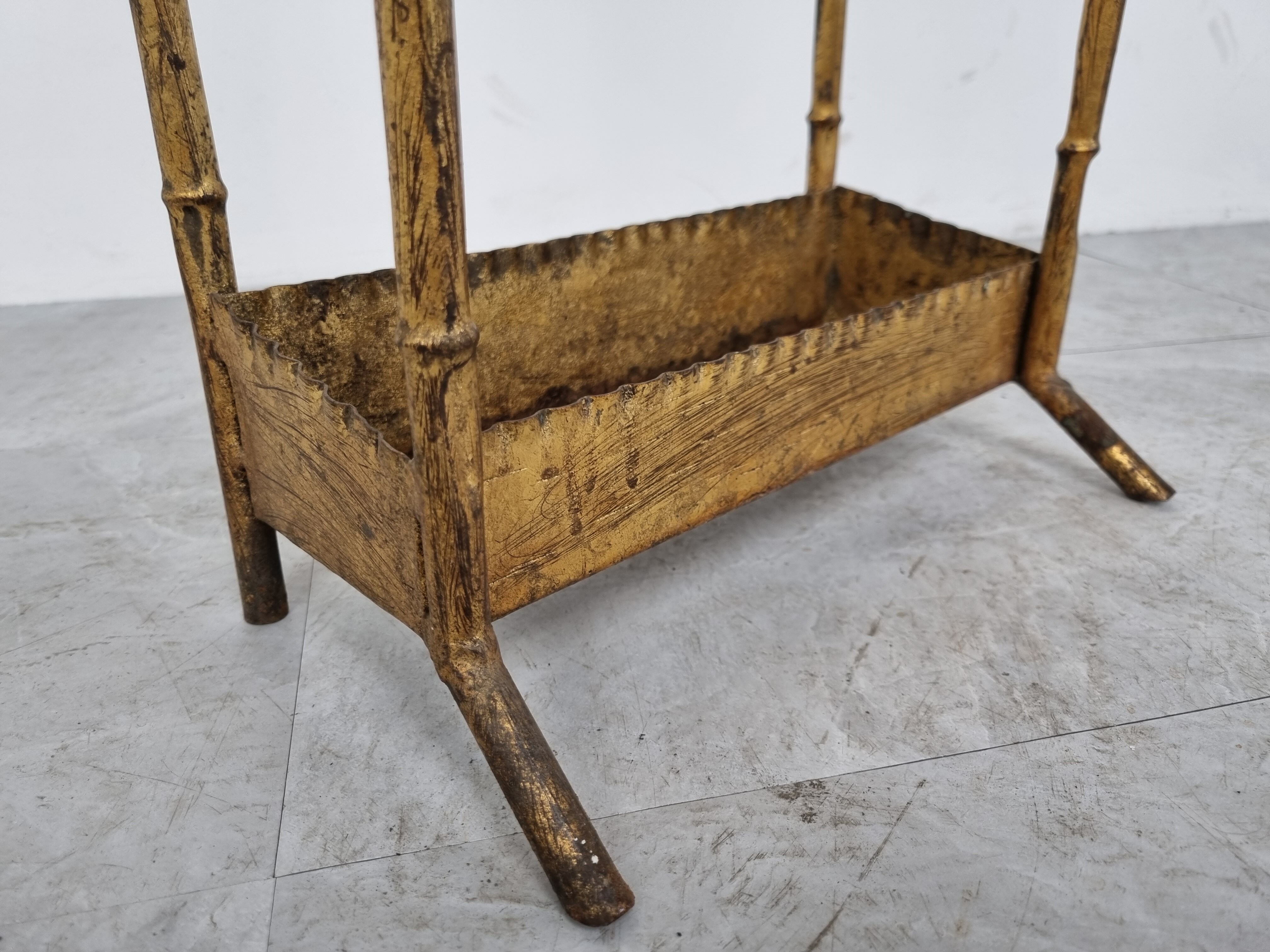 Bamboo umbrella stand, 1960s