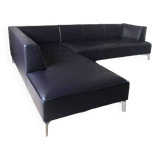 Ligne roset leather corner sofa