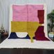 Tapis en laine pure fait main traditionnelle taille 150 x 250 cm