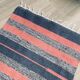 VINTAGE 80s Cotton Kilim RUG