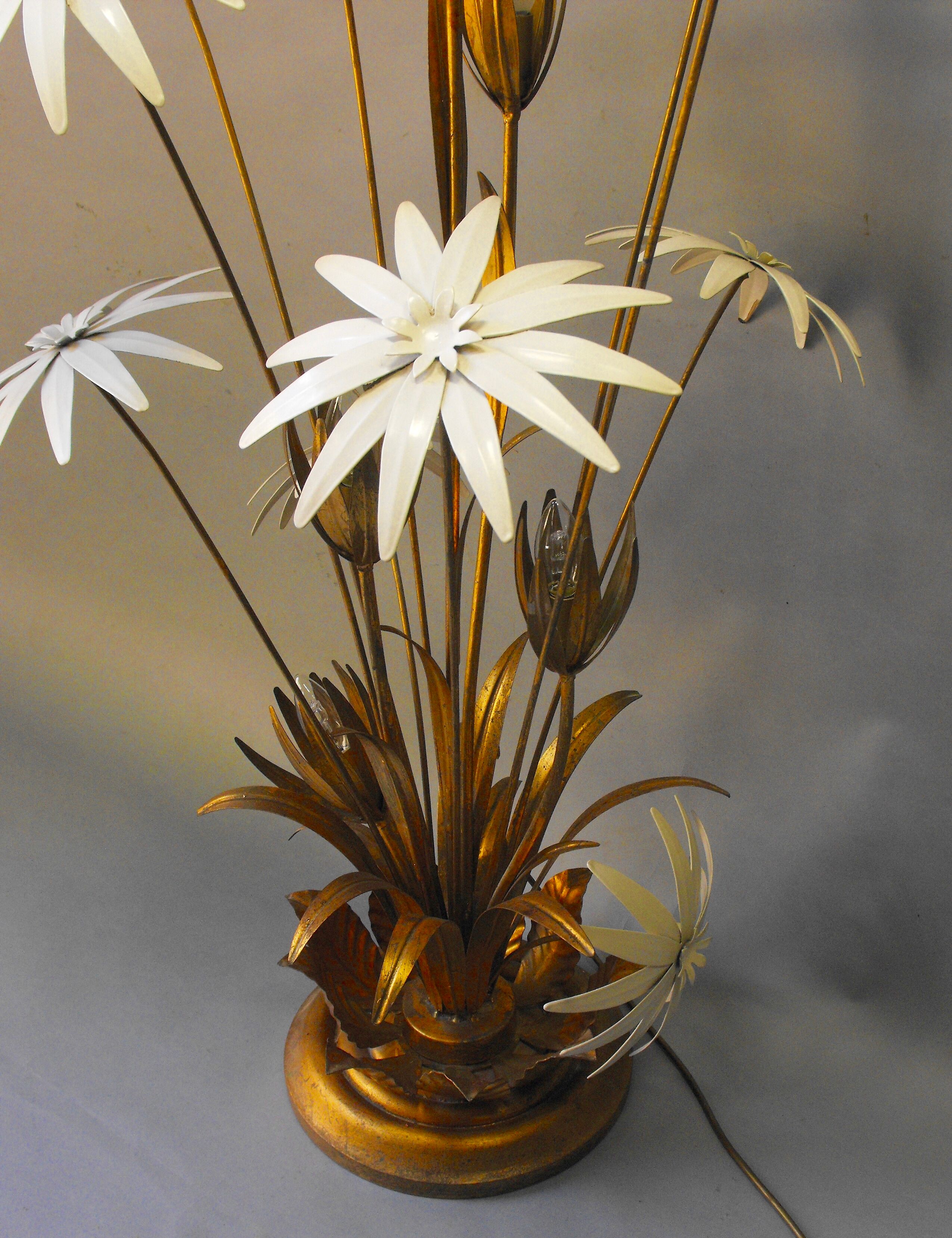 Floral lamp by Hans Kogl from the 70s.