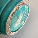 XXL lamp in turquoise blue ceramic St Clément Art Deco XXL