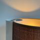 Pair of vintage table lamps, white and brown, “slim” by Gramigna for Quattrifolio, 1964 Italy