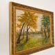 Oil on canvas - Landscape by the water - Signed M.G. Stéphan – 77x62cm