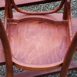 Set of 6 old bistro chairs 2 Thonet and 4 Baumann