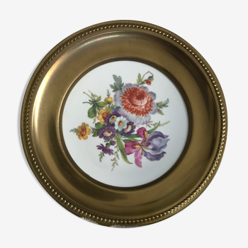Fine porcelain floral plate
