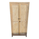 Very beautiful vintage 1940 parisian wardrobe, 2 doors stripped and sanded
