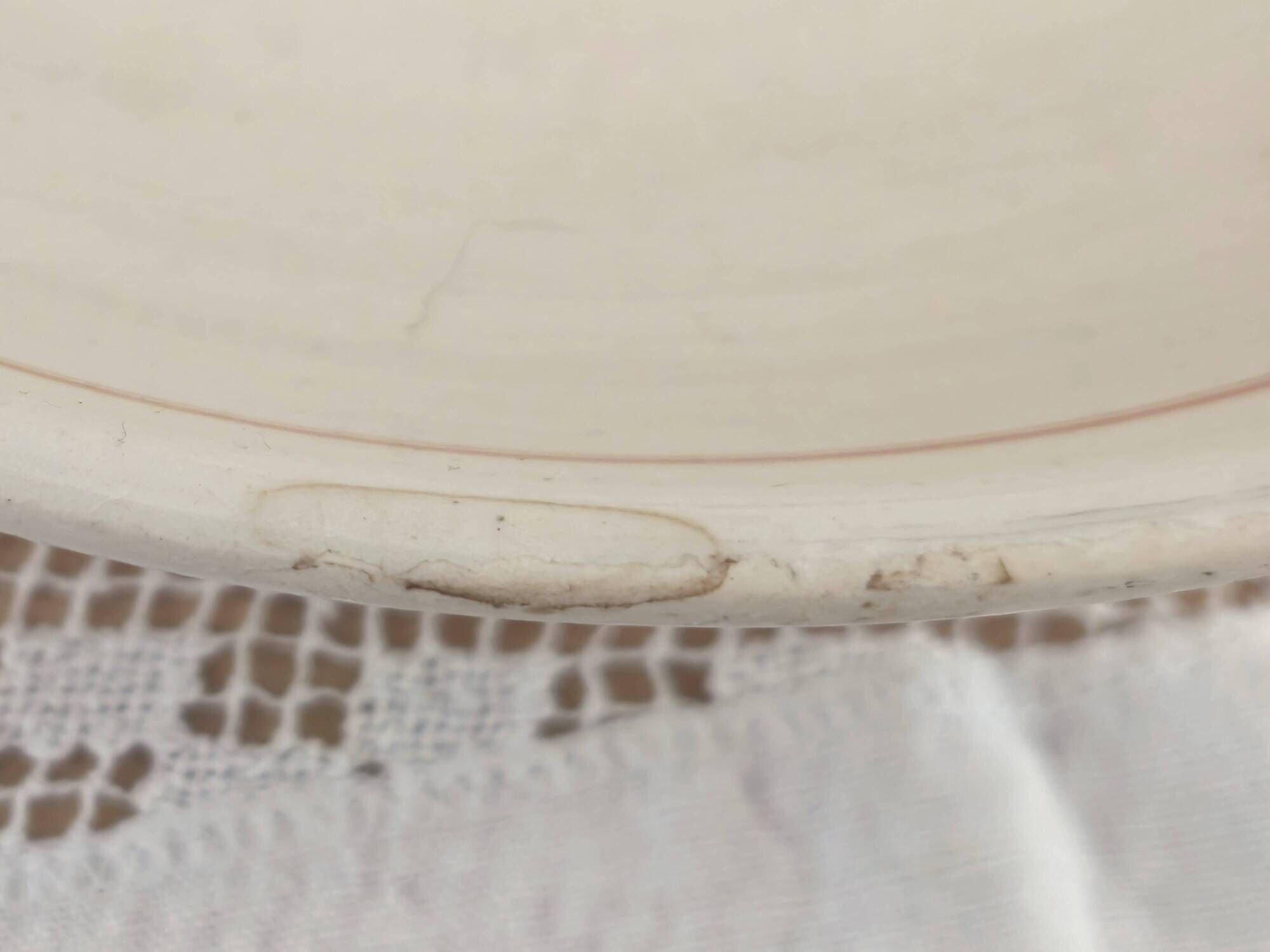 Old porridge plate Sarreguemines model Child Richard