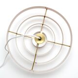 Red Scandinavian lamp, Denmark 1960s