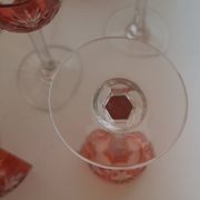 Crystal liqueur service from Saint Louis, Massenet model.