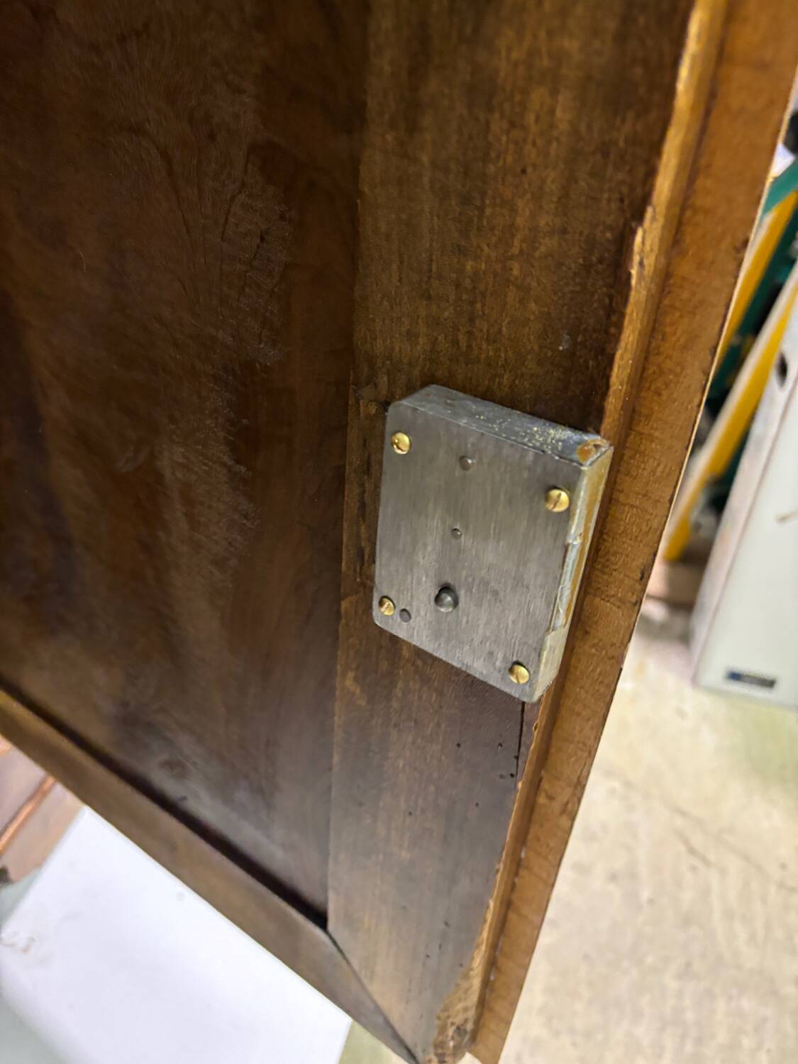 Low sideboard with two old doors