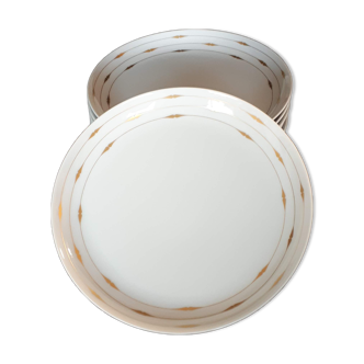 6 plates in Rosenthal porcelain design Tapio Wirkkala