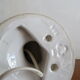 Pair of ceramic hand sconces - globe ball - vintage design 70's