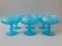 Frosted blue bowls
