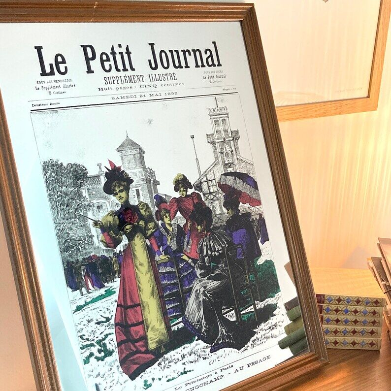 Advertising mirror "Le Petit Journal"
