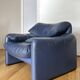 Fauteuil Maralunga par Vico Magistretti pour Cassina