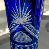 Bohemian crystal vase