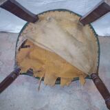 Louis Philippe oak office chair at the end of the 19th century