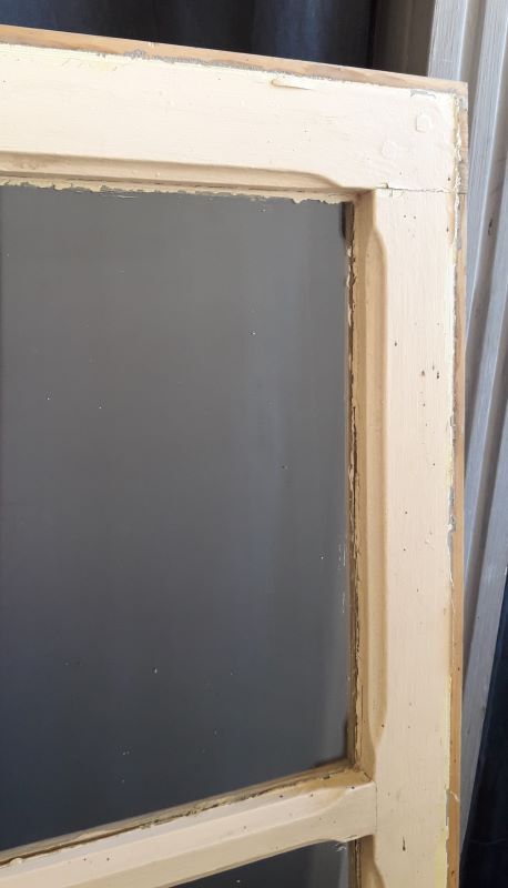 Glass impost 103x60 Art Deco glass partition