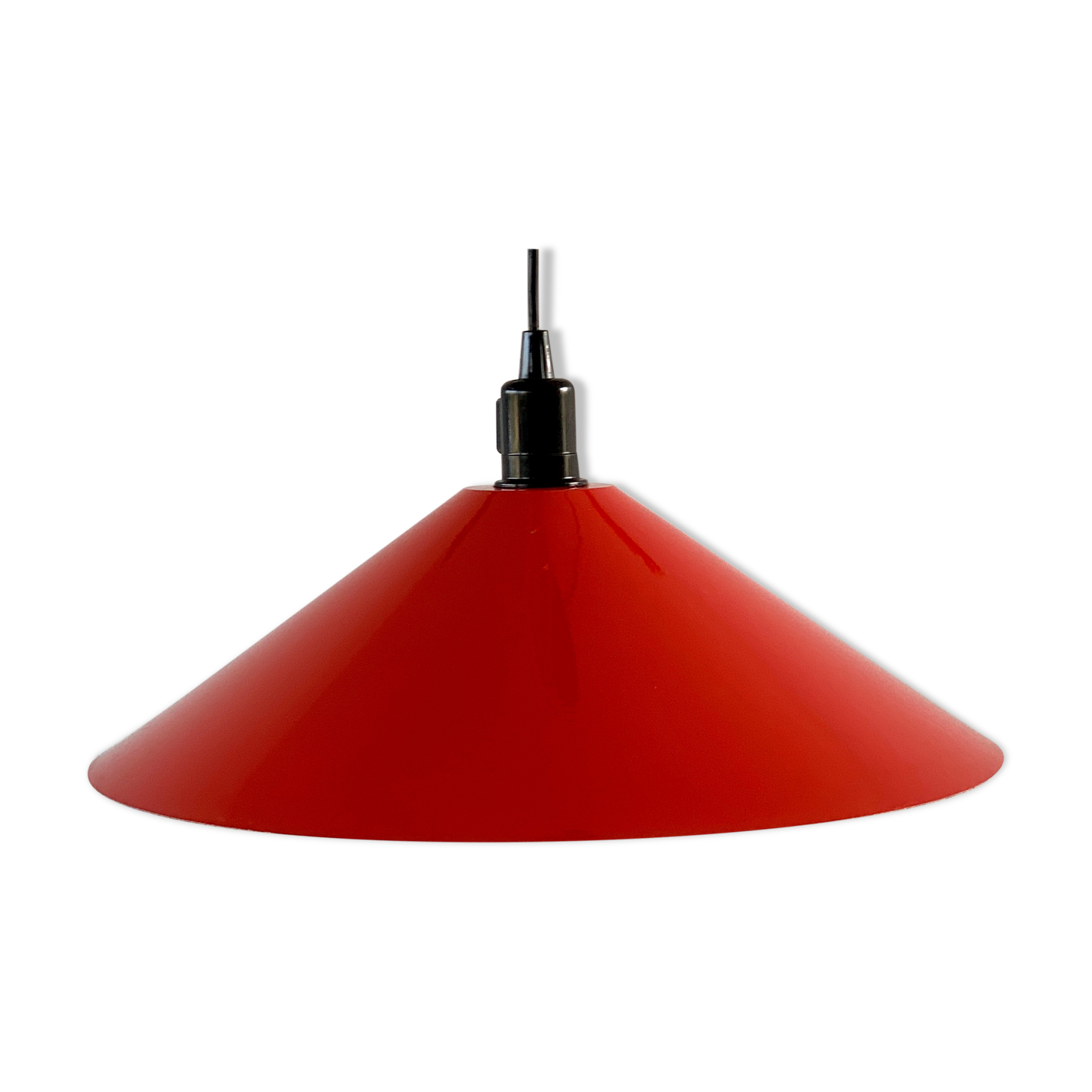 Herda BV enamelled metal suspension, vintage 70