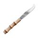 Cheese knife with bamboo handle, 60s