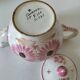 Henriot Quimper pink teapot
