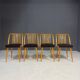 Dining chair set by Antonín Šuman, Czechoslovakia, 1970