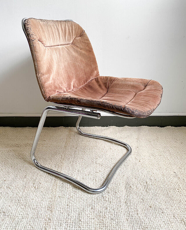 Chaise chrome