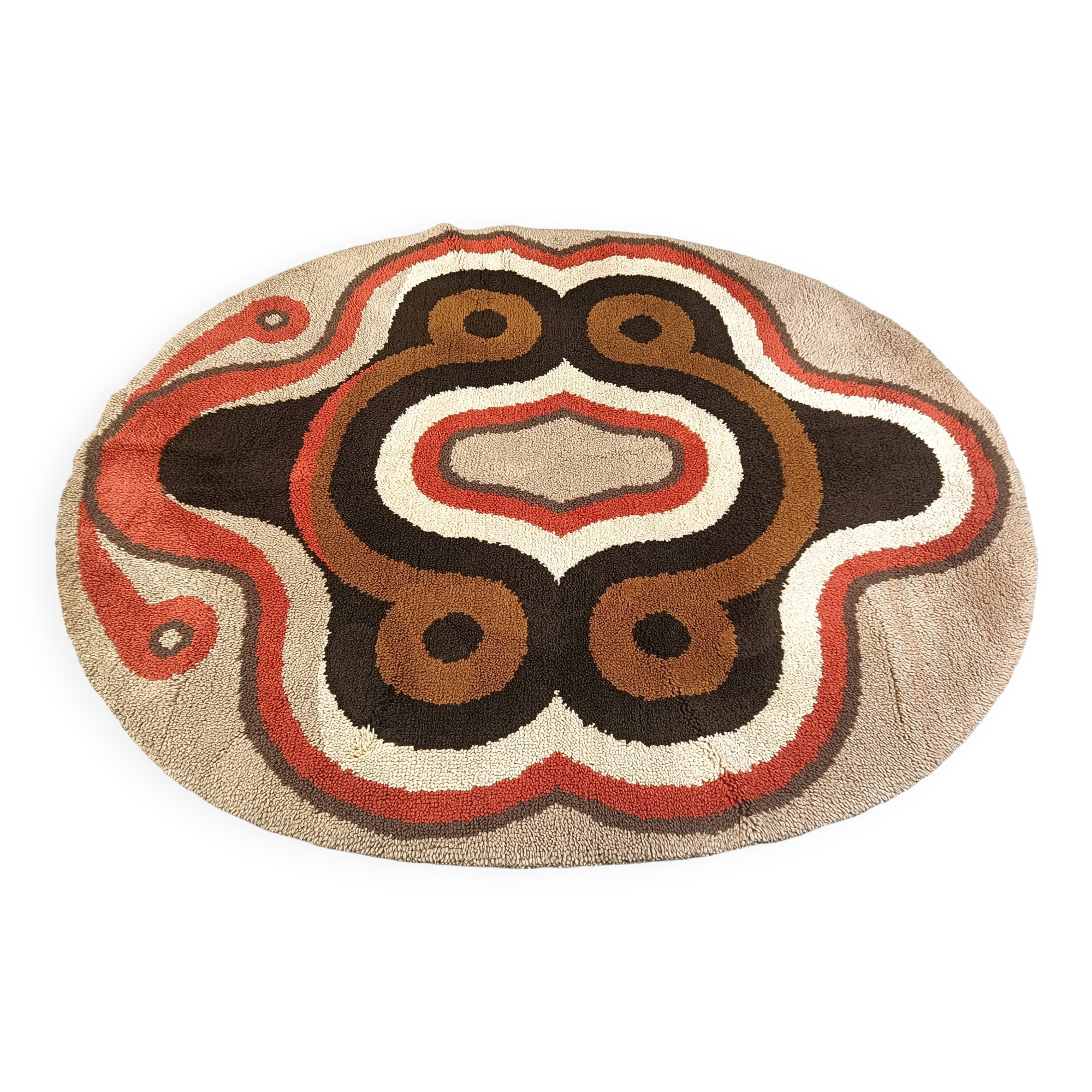 Large modernist rug, 1970s