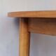 Table ronde scandinave bois clair