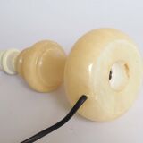 Ivory alabaster lamp
