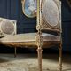 Important Napoleon III Period Bench in Gilded and Carved Wood in Louis XVI Style - 19th Century