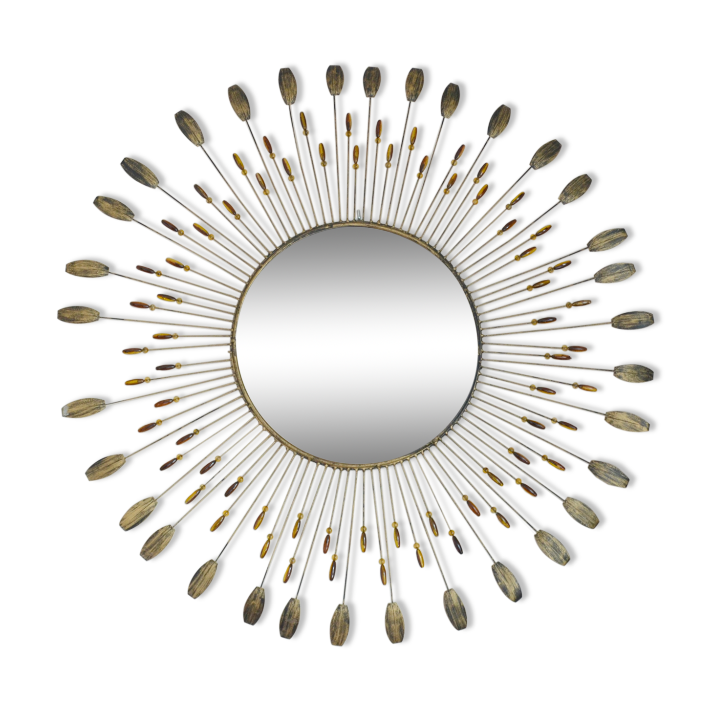 Miroir soleil en métal