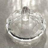 Set of Bohemian crystal salad bowls and candy dishes
