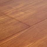 Restored teak dining table by henry rosengren hansen for brande møbelindustri mk9477