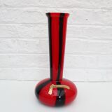 Opalina fiorentina glass vase