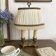 2-light brass hot water bottle lamp