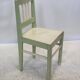 Chaise Art Déco vintage, style de design minimaliste, bois "de stijl"