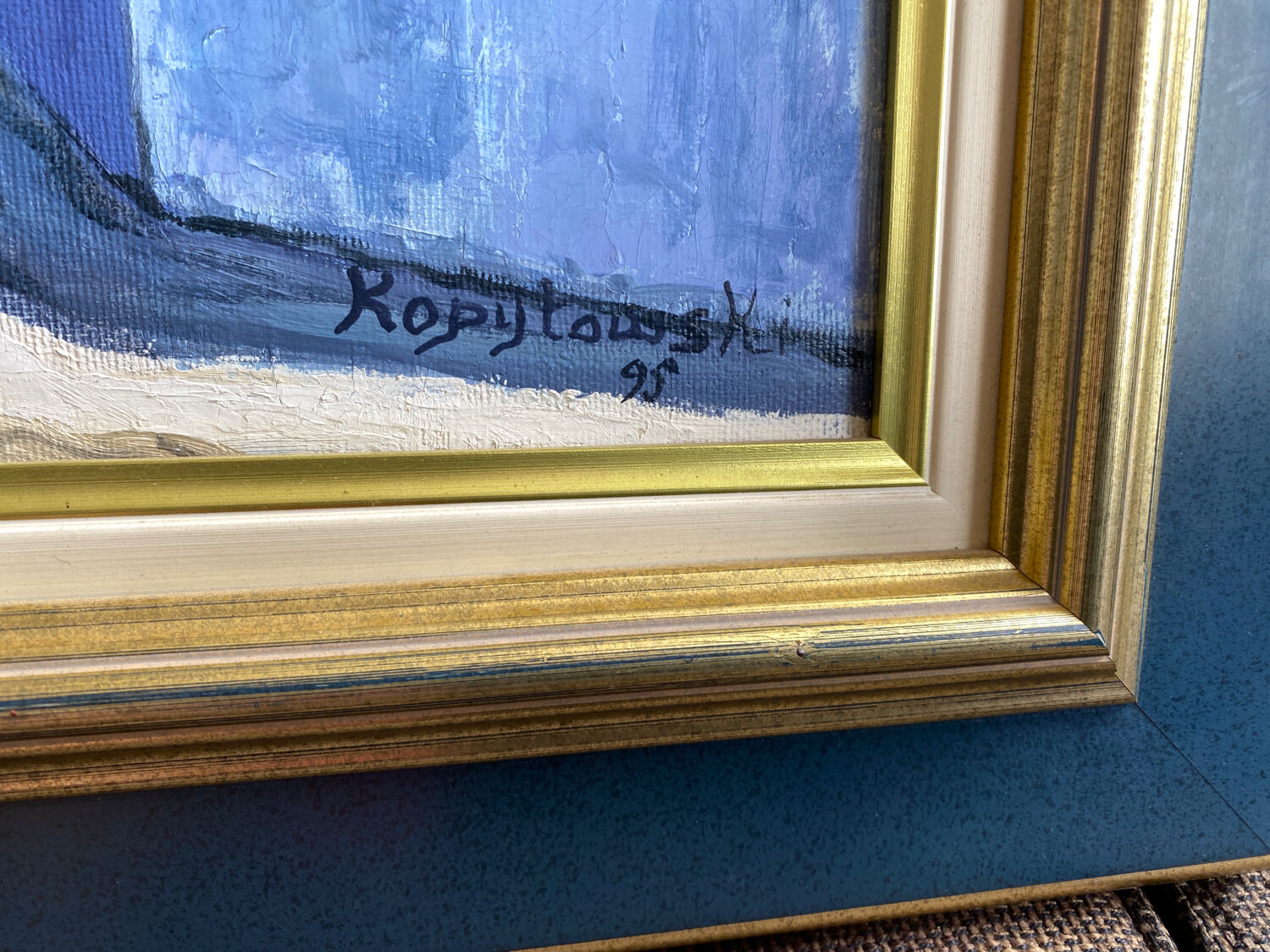 Greek landscape painting