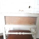 Louis XV style canned armchair lacquered wood