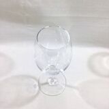 Set of 4 Baccarat balloon wine glasses