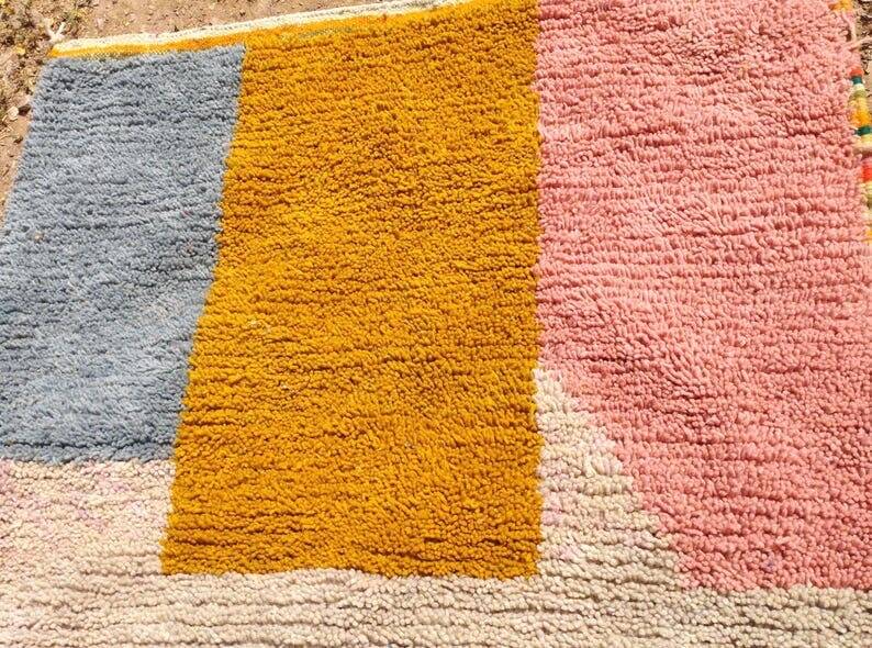 Handmade Beni Ouraine rug, size 100 x 200 cm