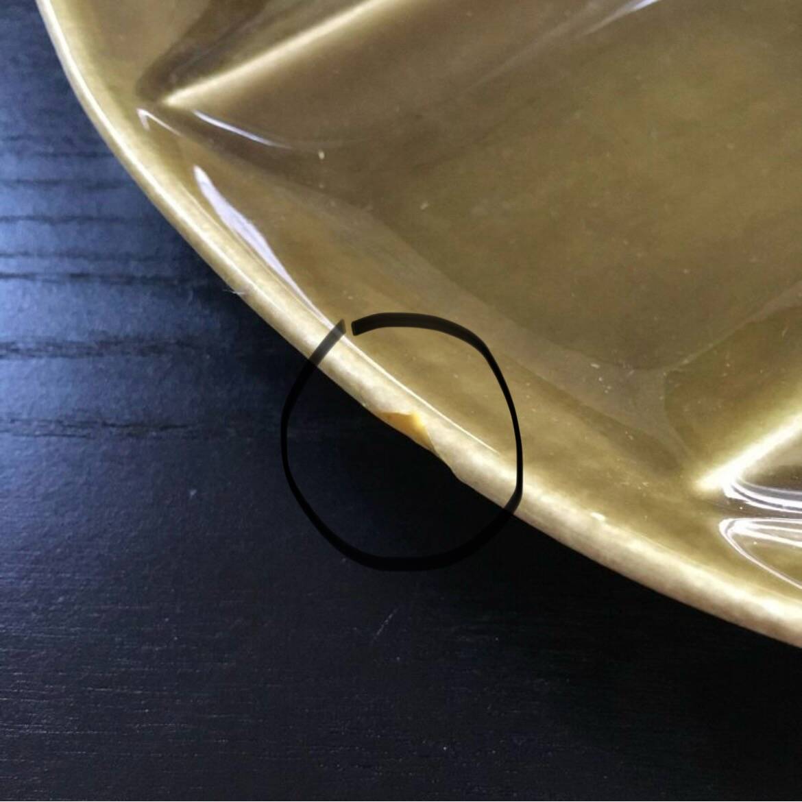 Service de 4 assiettes à huîtres Sarreguemines