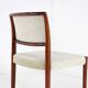 Set of 4 Niels O Möller model 80 chairs