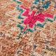Tapis marocain vintage en laine colorée