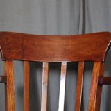 American office chair in natural wood