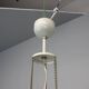 Glass pendant light by Napako, 1970s