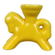 Vintage yellow ceramic horse candle holder